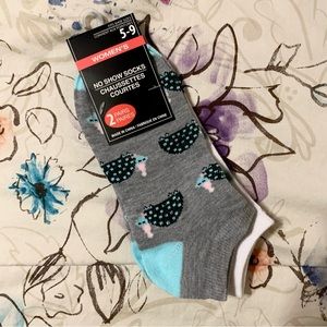 - 💜 Two Pairs of Cute Socks — Turtle and Stripe Socks